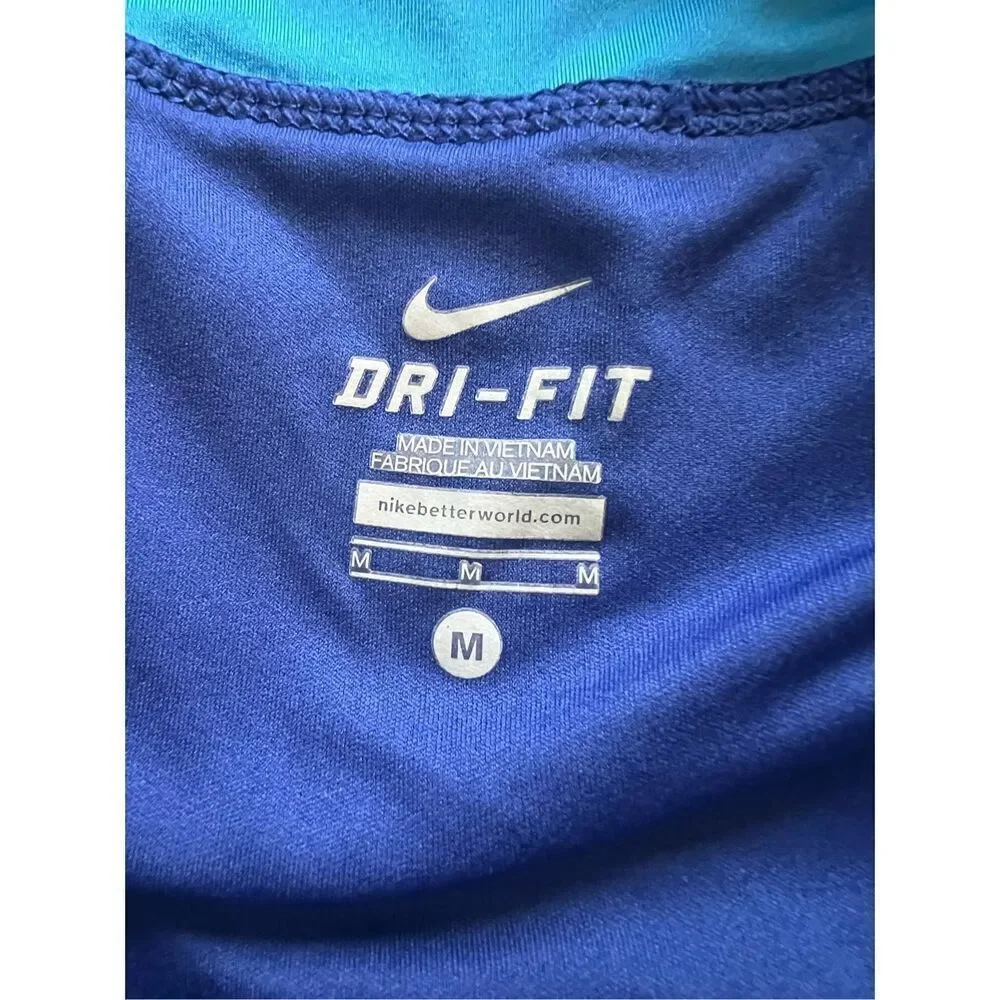 Nike Blue Dri Fit Athletic Running Shorts Women's Medium